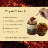 IBARRA'S Chili Garlic - 9oz (Pack of 1) - "The all-around, premium sauce for spice and flavor". Vegan-friendly. Small-batch production. Gluten-free