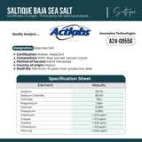 Saltique 5lb Baja Sea Salt Fine Ground - Contains a Balance of 90 Minerals Helping You Stay Hydrated And Improve Electrolyte Balance-100% Unrefined