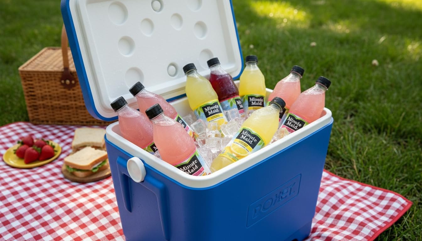 Minute Maid 20oz Variety Pack Bottles - 8 Flavor Assortment (Fruit Punch, Lemonade, Pink Lemonade, Watermelon Punch, Kiwi Strawberry, Blue Raspberry