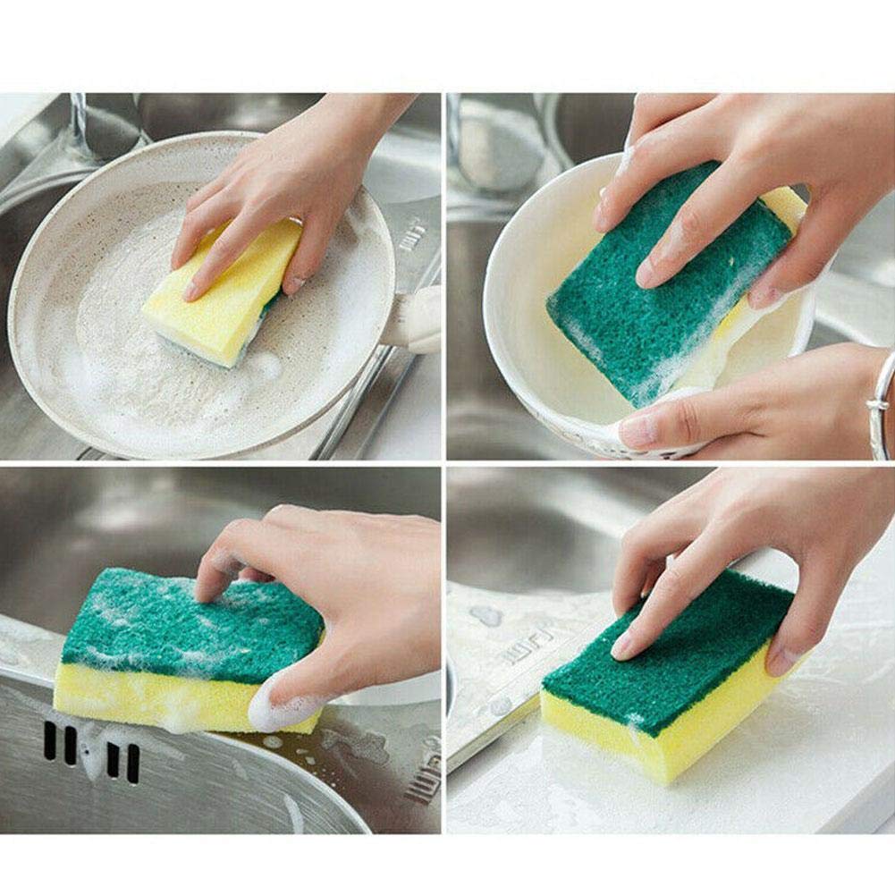 4 PCS Dish Wash Cleaning Sponge Dishwashing Sponge Brush Wipe Cleaning Cleaning Supplies Tools Brush