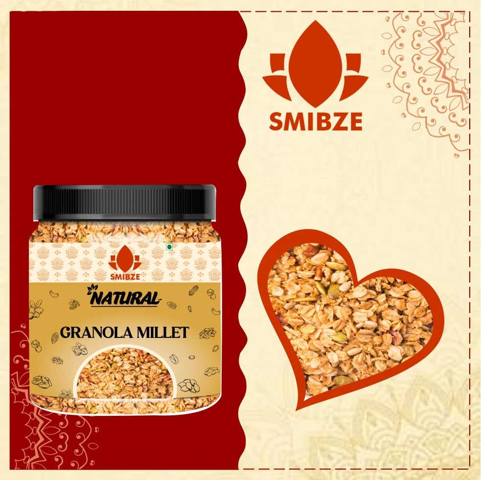 SMIBZE Natural Granola Millet 250 GM (Pack of 1) SMIBZE