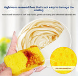Ampang Wave-Shaped Scrub Sponges for Kitchen Cleaning - Nano Sponge & High-Foam Seaweed Cotton, Non-Scratch, Dishwasher Safe, Ideal for Washing Dishes