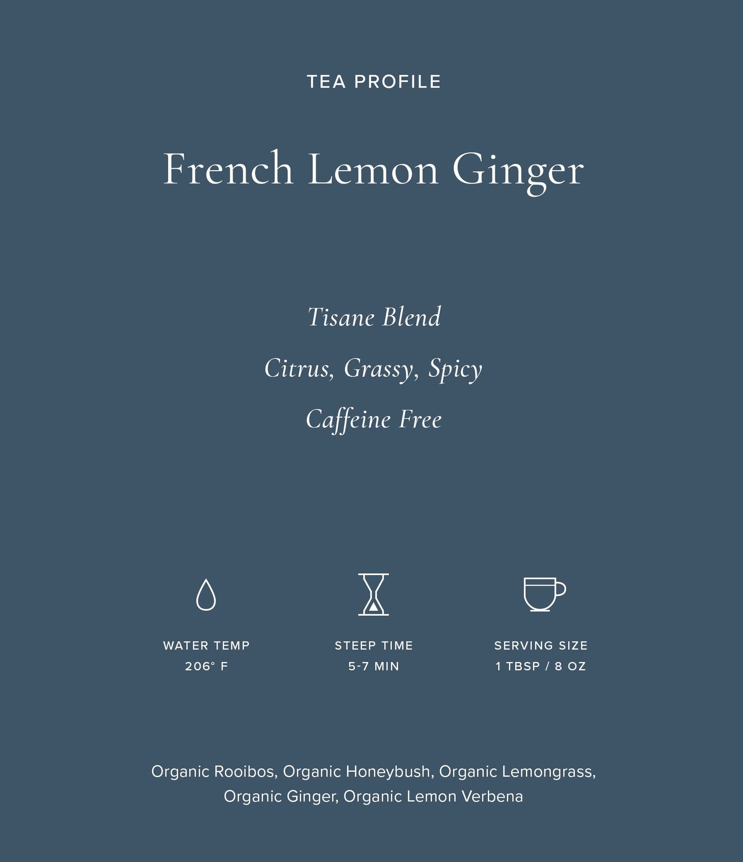 Art of Tea | French Lemon Ginger | 50 Pyramid Tea Bag Sachets