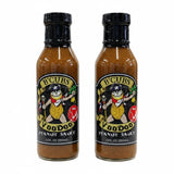 B'Cubs® Voodoo Peanut Sauce HOT Bold, Nutty, Sweet with Robust Heat, Versatile Dip, Drizzle, Marinade & Stir Fry 2 Pack (2 x 12oz Glass Bottles) Texas