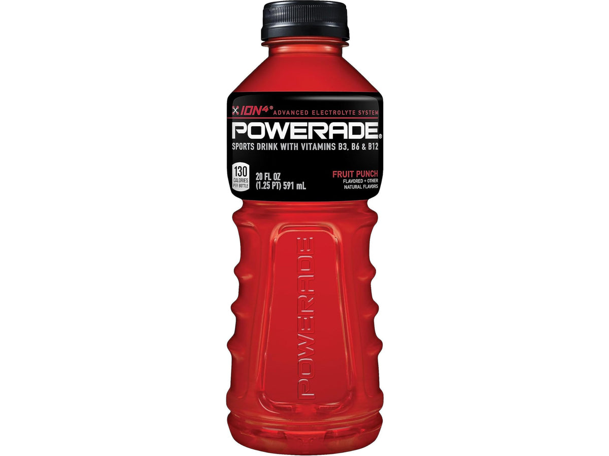 Powerade Liquid Hydration Energy Drink, Fruit Punch, 20 Oz ( 24 Count )