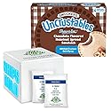 Uncrustables Frozen Chocolate Flavored Hazelnut Spread Sandwich, 4 count - Pack of 7 (total 28 pieces)