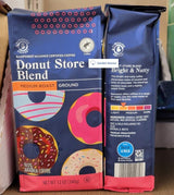 Barissimo Donut Store Blend Ground Coffee Medium Roast 12oz 340g (Two Bags)