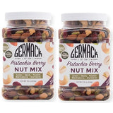 Germack® - Pistachio Berry Nut Mix - Michigan Dried Cherries, Dried Cranberries, Roasted-Unsalted Cashews and Almonds, with Dry Roasted, Unsalted