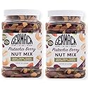 Germack® - Pistachio Berry Nut Mix - Michigan Dried Cherries, Dried Cranberries, Roasted-Unsalted Cashews and Almonds, with Dry Roasted, Unsalted