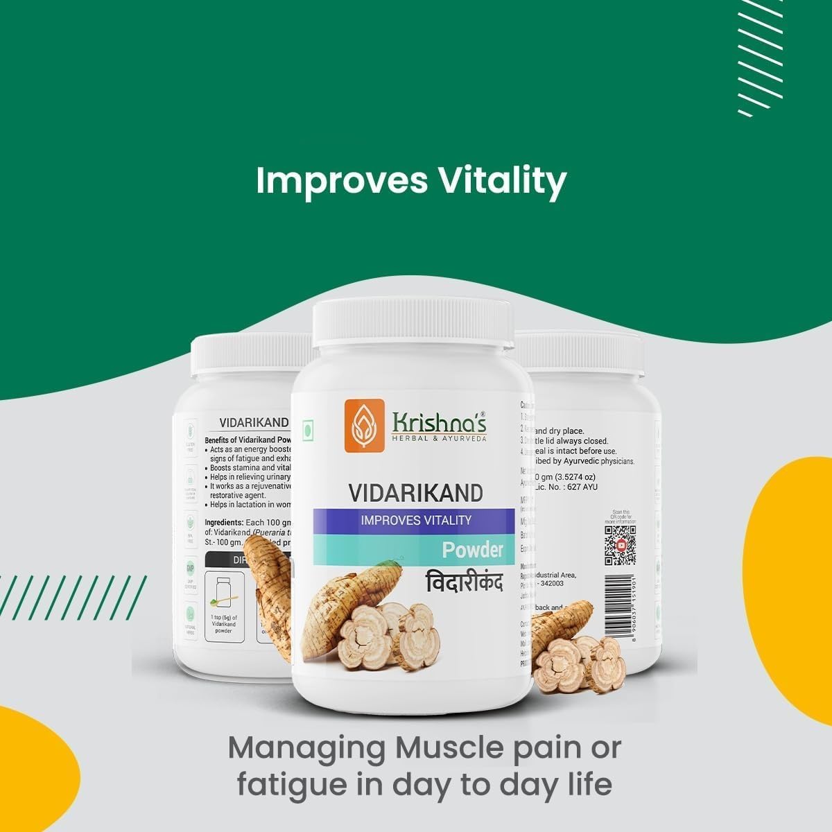 SENTA Vidari Kand (Pueraria tuberosa) Powder -100 g
