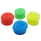 Handy Housewares Durable Non-Scratch Nylon Scouring Pads | Round All-Surface Cleaning Pads | Multi-Use Kitchen Scrubbers | Safe for Non-Stick Cookware
