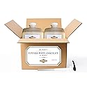 Fontana White Chocolate Mocha Sauce (63 oz, 2 Pack) - Premium White Chocolate Flavoring for Coffee, Lattes, Desserts & Baking - Includes Dispensing