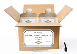 Fontana White Chocolate Mocha Sauce (63 oz, 2 Pack) - Premium White Chocolate Flavoring for Coffee, Lattes, Desserts & Baking - Includes Dispensing