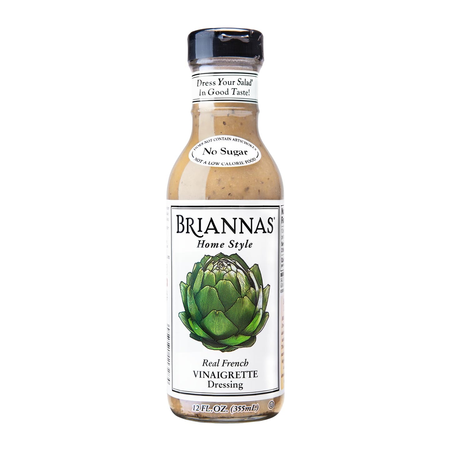 BRIANNAS - Home Style Real French Vinaigrette Dressing - Fine Salad Dressing made with Premium Ingredients - Gluten Free, Kosher, No Sugar, & Vegan