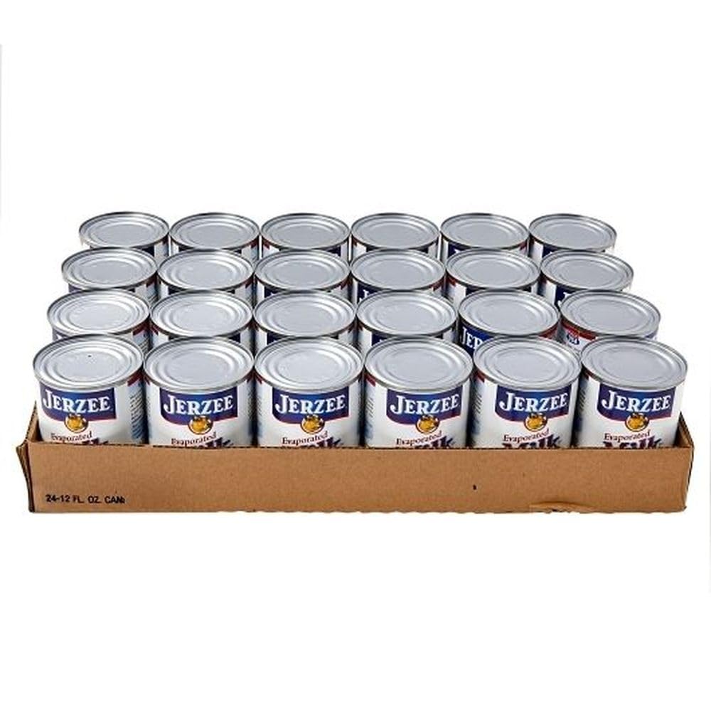Jerzee Evaporated Milk, 12 Fluid Ounce -- 24 per case.