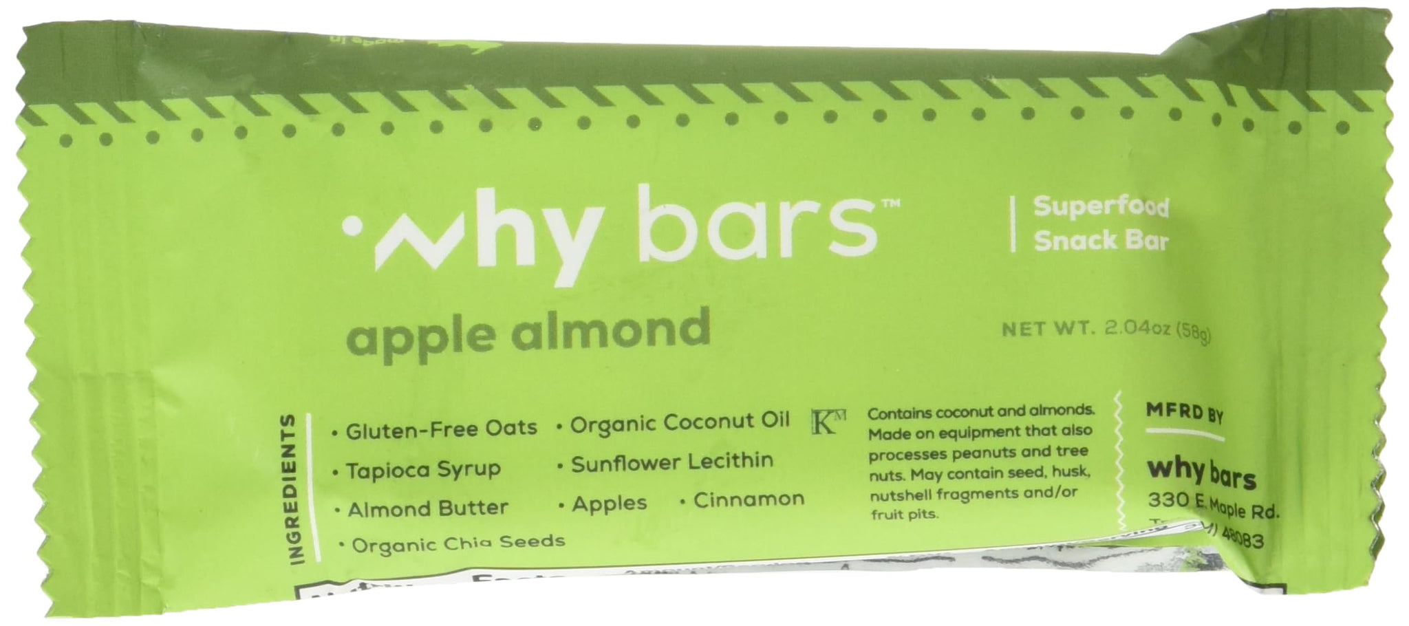 Why Bars Apple Almond Bar, 2.04 OZ