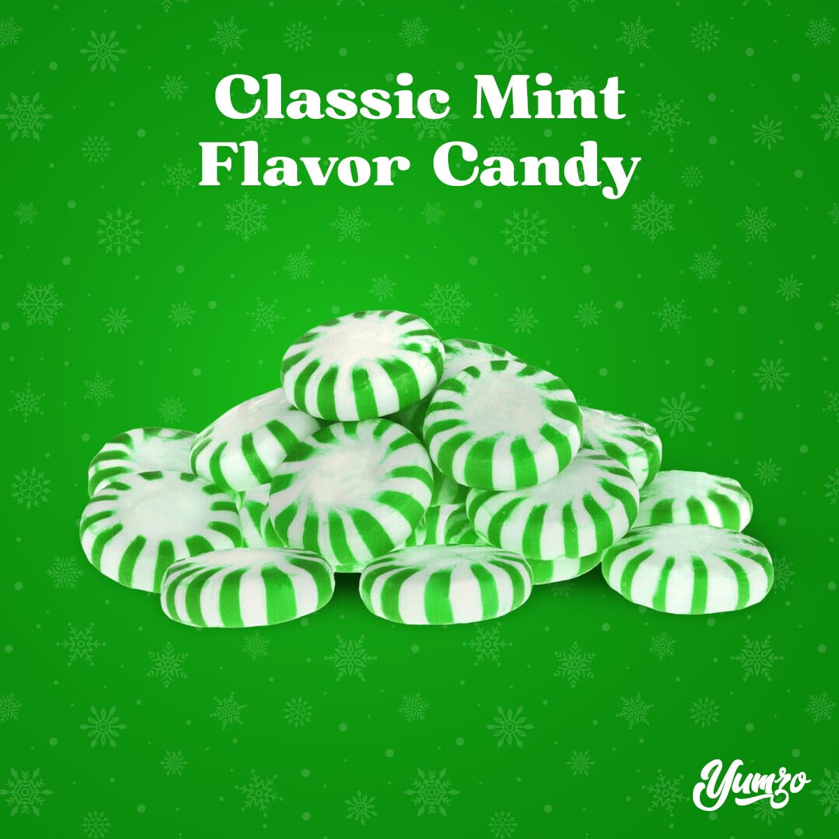 Starlight Spearmint Candy Individually Wrapped, Starlight Mints Bulk Individually Wrapped Spearmint Christmas Candy for Office, Hard Candy Starlight