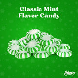 Starlight Spearmint Candy Individually Wrapped, Starlight Mints Bulk Individually Wrapped Spearmint Christmas Candy for Office, Hard Candy Starlight