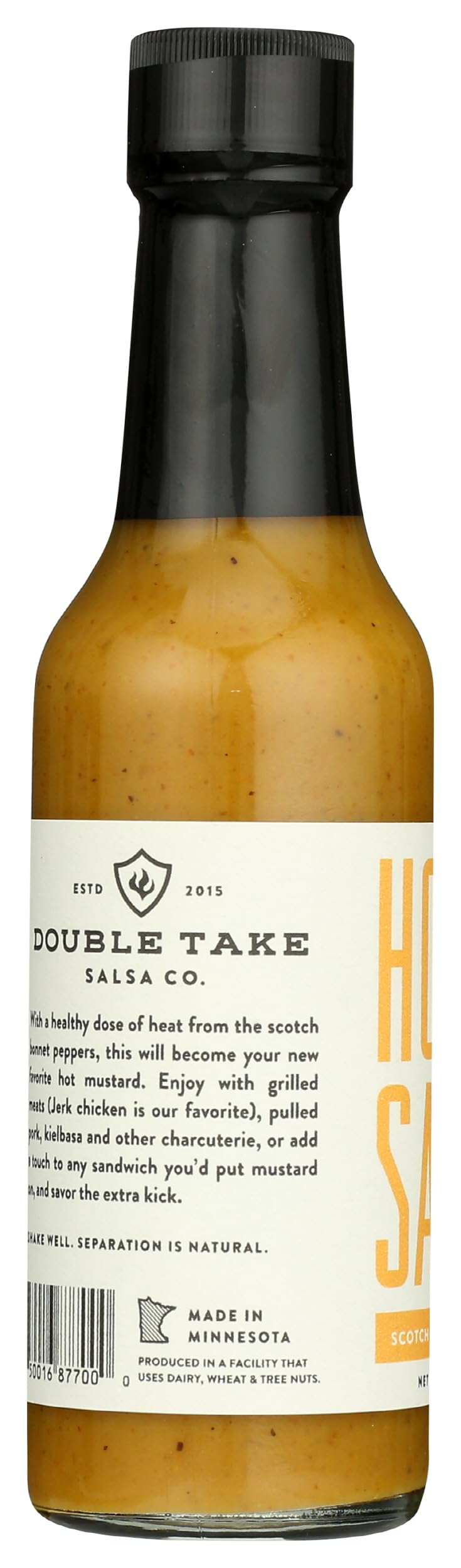 Double Take Salsa Scotch Bonnet Hot Mustard Sauce, 5 OZ
