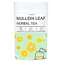Organic Mullein Leaf Tea Lung Detox Cleanse Tea, 20 Tea Bags