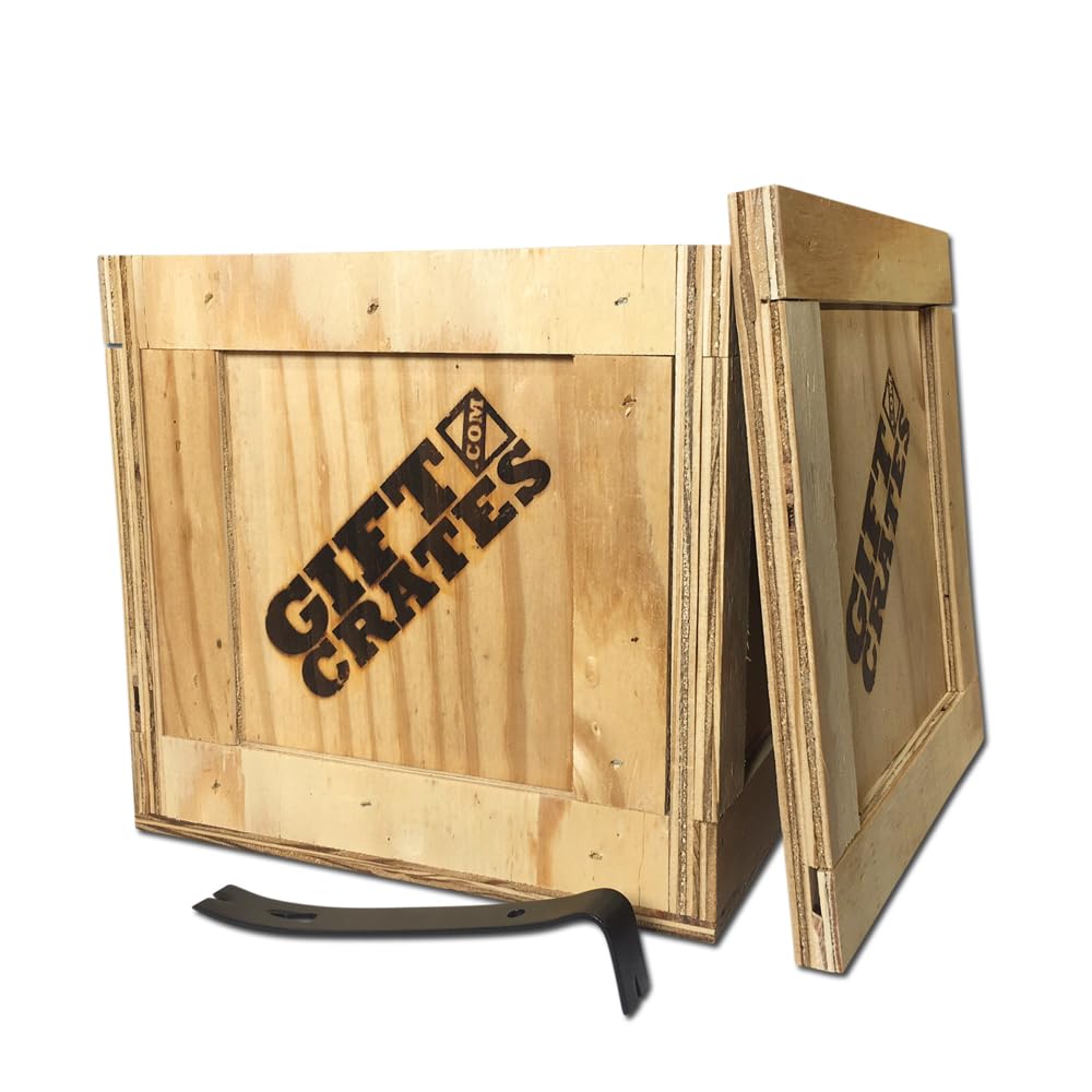 Love President Donald Trump Crate, Packed with Trump Gifts, Including Fake News Button, Hat, Bobble Head, Coffee Mug, Buttons, Card Game, Drain