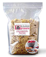 Olde Man Granola Gluten Free Granola - Non-GMO Healthy Granola Cereal - Soft Whole Grain Oats, Butter, Brown Sugar - Handmade in Colorado (Cranberry