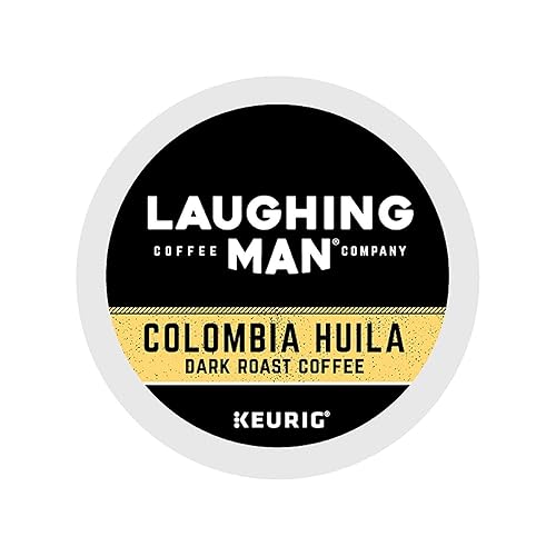 GMT8337 - Laughing Man Coffee Company Colombia Huila K-Cup Pods - PACK OF 3