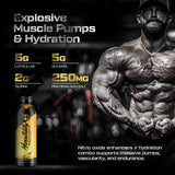HOSSTILE Hosstility RTD Pre-Workout - Ready to Drink Pre Workout for Energy, Focus, Pump & Hydration, All-in-One Formula for Performance, Citrus