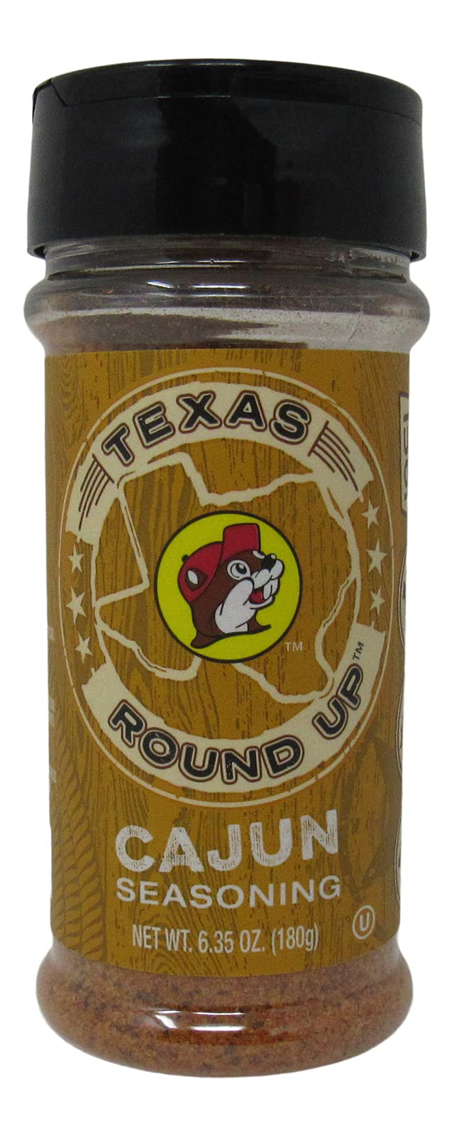 Buc-ee's Texas Round Up Cajun Seasoning, Gluten Free, One 6.35 Ounce Shaker Bottle