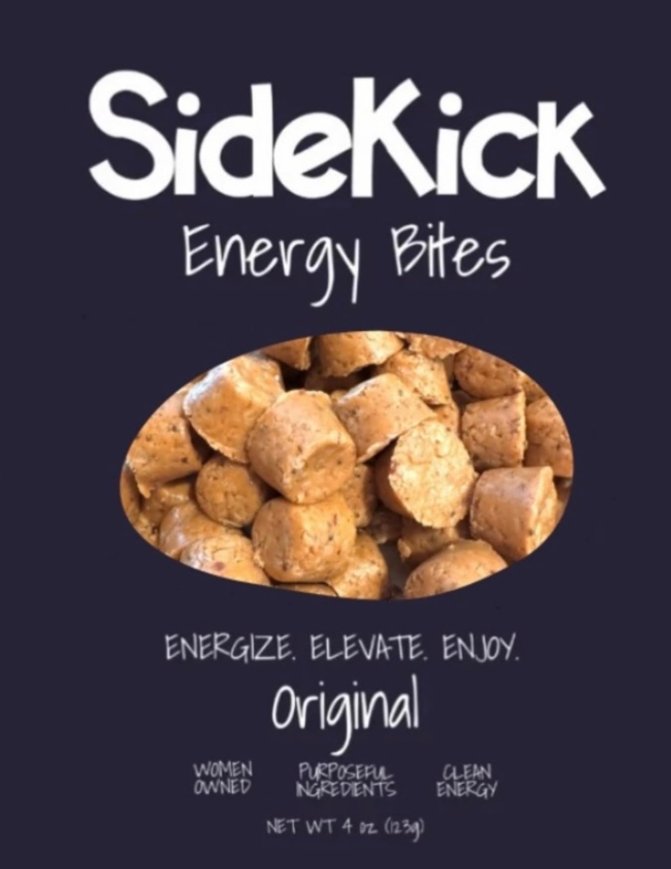 Sidekick Snacks Granola Bites | Peanut Butter Honey, No Preservatives, Real Ingredients, Healthy Snack, 10 bites per bag, 3 pk