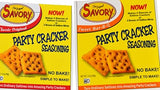 Savory Saltine Seasoning 2-Pack - 1 ORIGINAL, 1 BAR-B-Q plus 2 Large Double Sealed Zip Top Bags