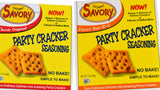 Savory Saltine Seasoning 2-Pack - 1 ORIGINAL, 1 BAR-B-Q plus 2 Large Double Sealed Zip Top Bags