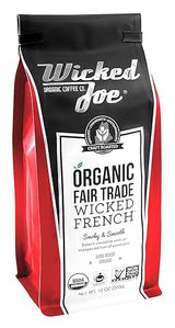 Wicked Joe Coffee Wicked French Ground, 12 oz, Red New 1-PACK