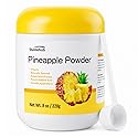 Pineapple Powder, Organic Pineapple Powder, 8oz / 228g, Natural Freeze-Dried, Gluten-free, for Drinks, Cooking, Baking