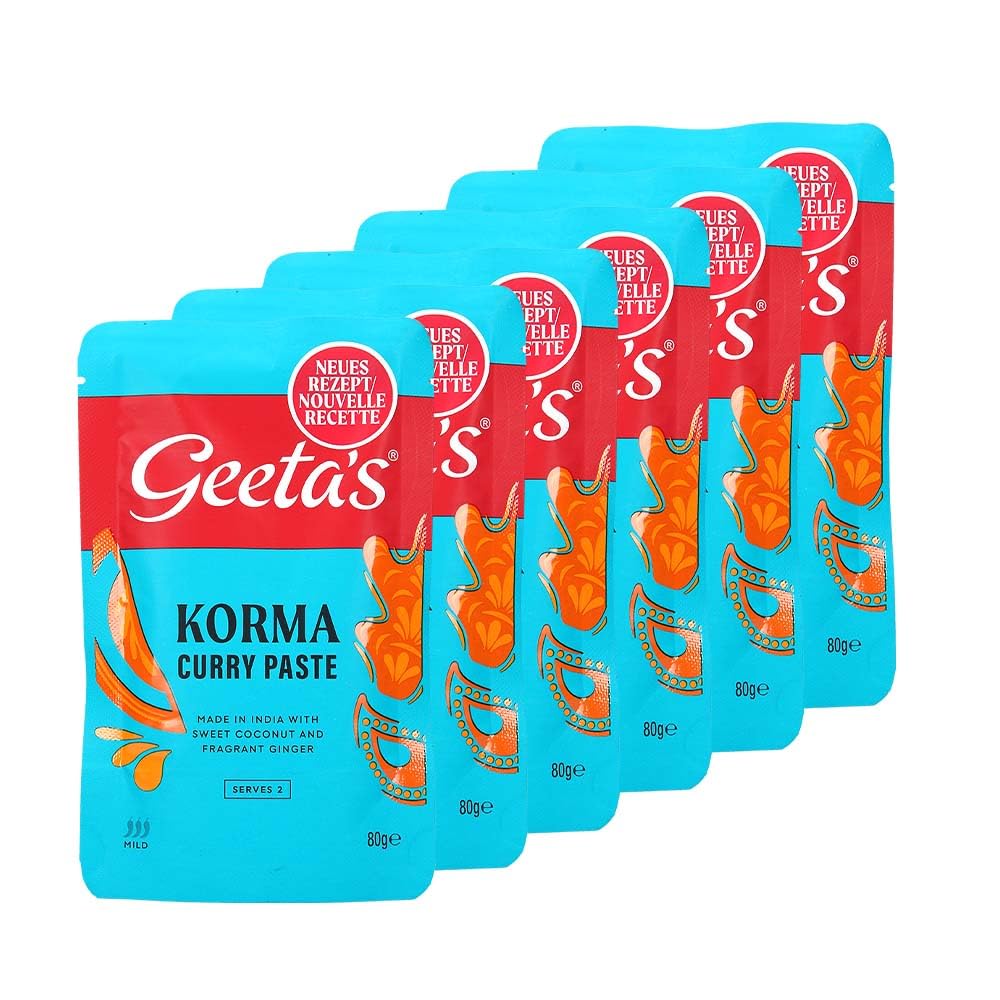 Geeta's Curry Paste - Korma (80g) - Pack of 6