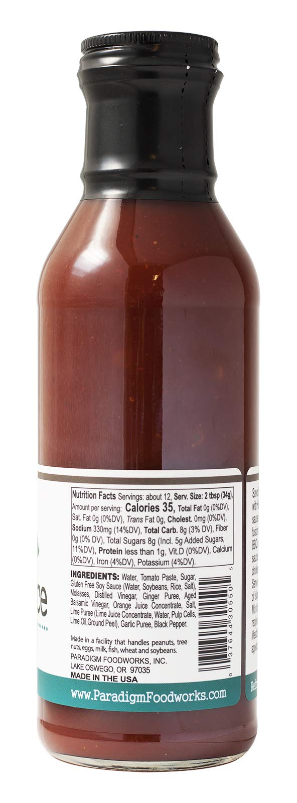 Paradigm Foodworks Hawaiian Island BBQ Sauce, 12 Fl Oz
