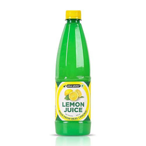 Urban Platter Lemon Juice Concentrate | Equivalent to 70 Lemons | Ideal for Cooking, Baking, Cocktails, Mocktails, Juices & Marinades | Convenient