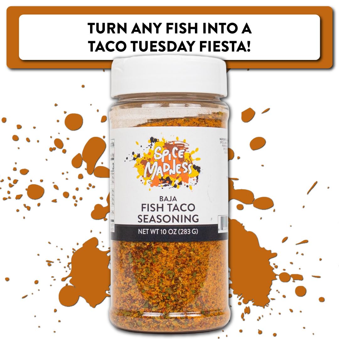 Spice Madness - Baja Fish Taco Seasoning - 10 oz