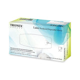 TRONEX 1510 Rubber Latex Disposable Gloves, Non Medical, General Purpose, Food Handling, Food Preparation, Light Industrial, Smooth Finish, Corn