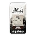 Jim’s Organic Coffee - Sweet Love Blend - Whole Bean, Dark Roast, Bold 11 oz Bag