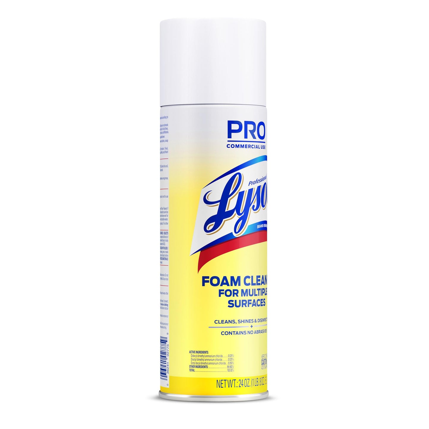 Lysol Professional Foam Cleaner Multi Surface Spray 24 Fl Oz (Pack of 12)
