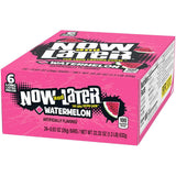 Now and Later Watermelon Candy 6 Pack - Case of 24