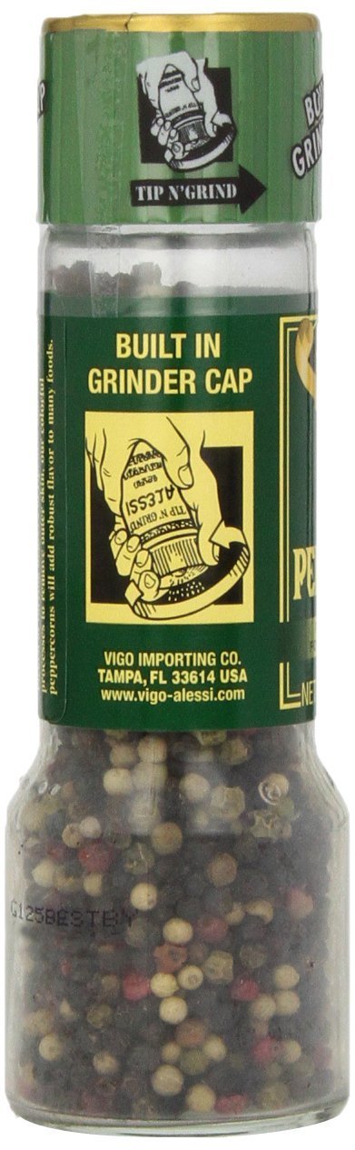 Alessi Mixed Peppercorn Grinder, 2.39-Ounce (Pack of 6)