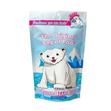 The Original Bag of Poo®, Polar Bear Poo (Vanilla Flavor Cotton Candy) Novelty Poop Gag Gifts. Free sticker inside.