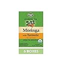 Herbal Cup Ayurveda Moringa Tea, Organic Turmeric, No Caffeine Herbal Teas (Organic Moringa Turmeric, 16 Count (Pack of 6)