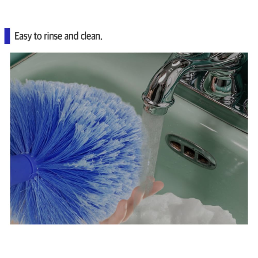 Cobweb Duster Head Blue 8" w/o Handle [Set of 4]