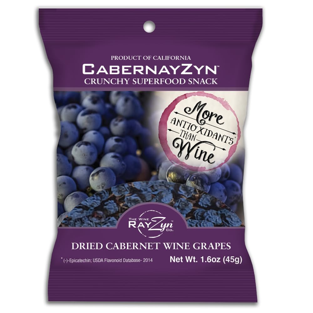 Wine RayZyn® CabernayZyn® | Nature's Most Antioxidant-Rich Superfood for a Healthy Heart and Life | Made from Dried California Cabernet Wine Raisins®|