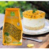 Passion Fruit Pulp with seed, No Added Sugar, Authentic Flavor, Maracuya Real fruit for Juices, Cocktails, Desserts, Refreshing Drinks, Sauces