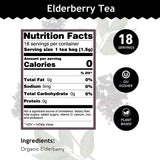 Buddha Teas - Organic Elderberry - Herbal Tea - For Health & Wellbeing - With Antioxidants & Minerals - Clean Ingredients - Caffeine Free - OU Kosher