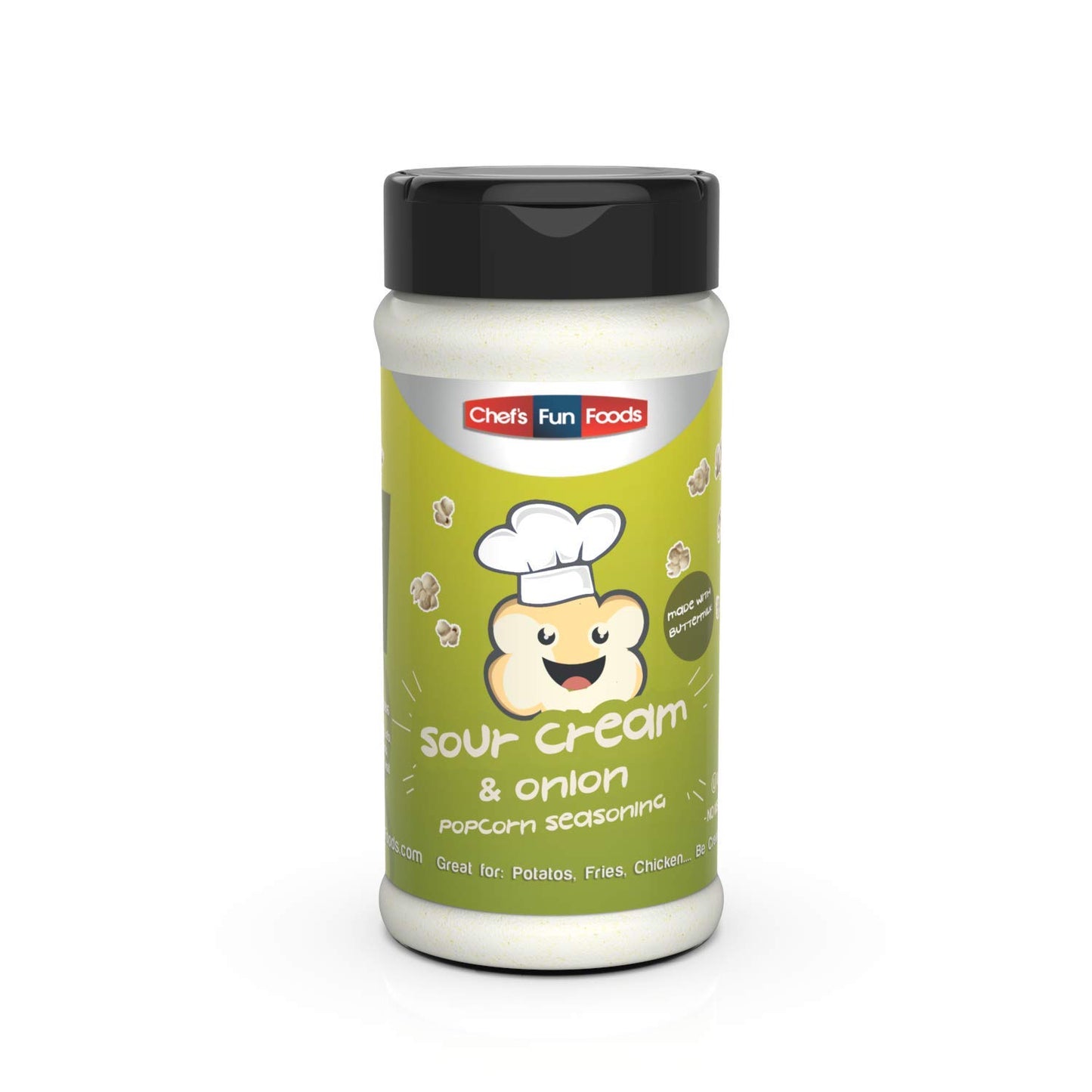 Popcorn Sour Cream & Onion Flavor 9 OZ | Kosher Food for Restaurants and Home Cooks | No MSG or Fillers | Great for Popcorns, Fried Foods, BBQ